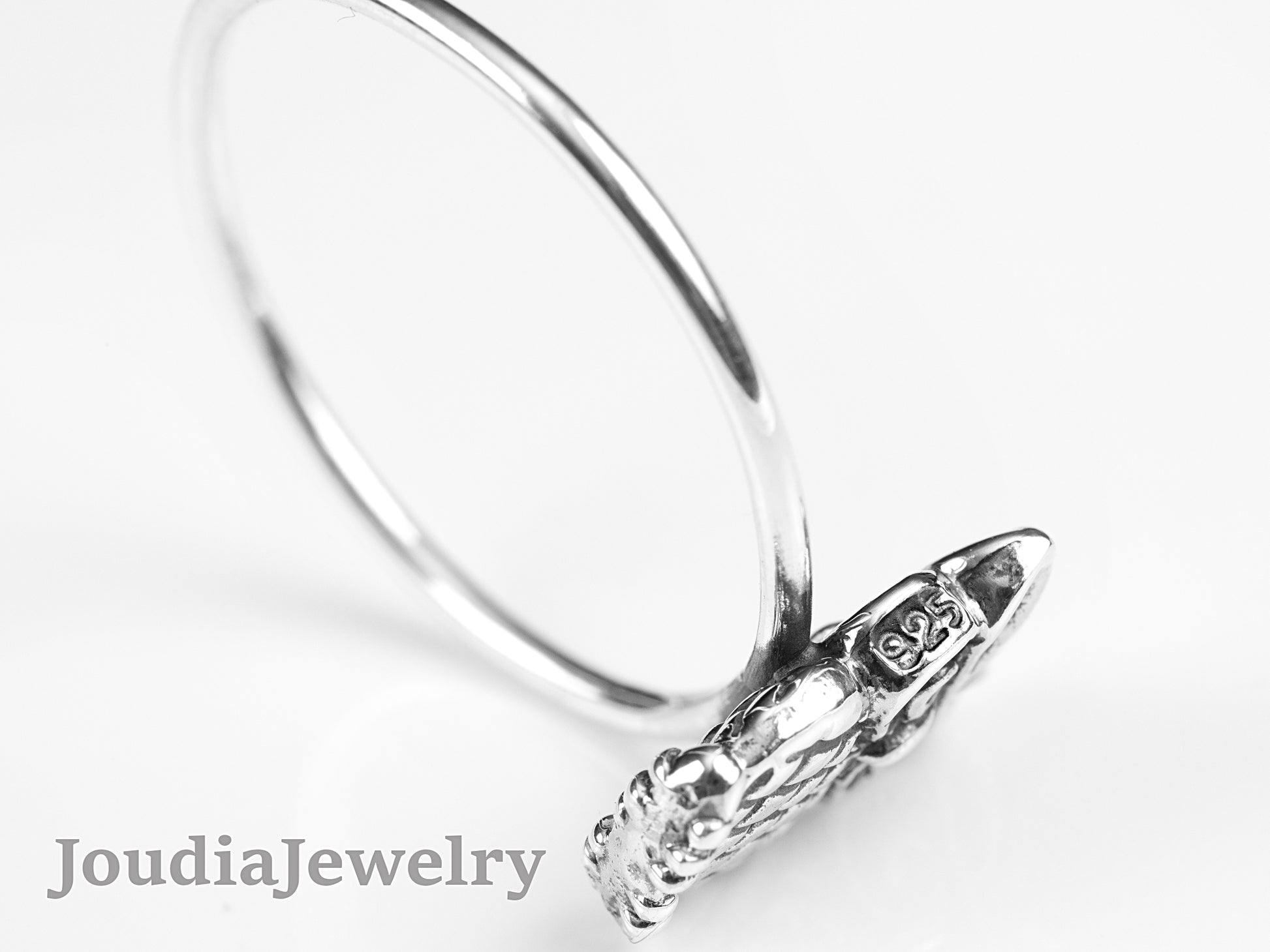 Silver Owl Ring | Women's Owl Ring | Joudia Jewelry