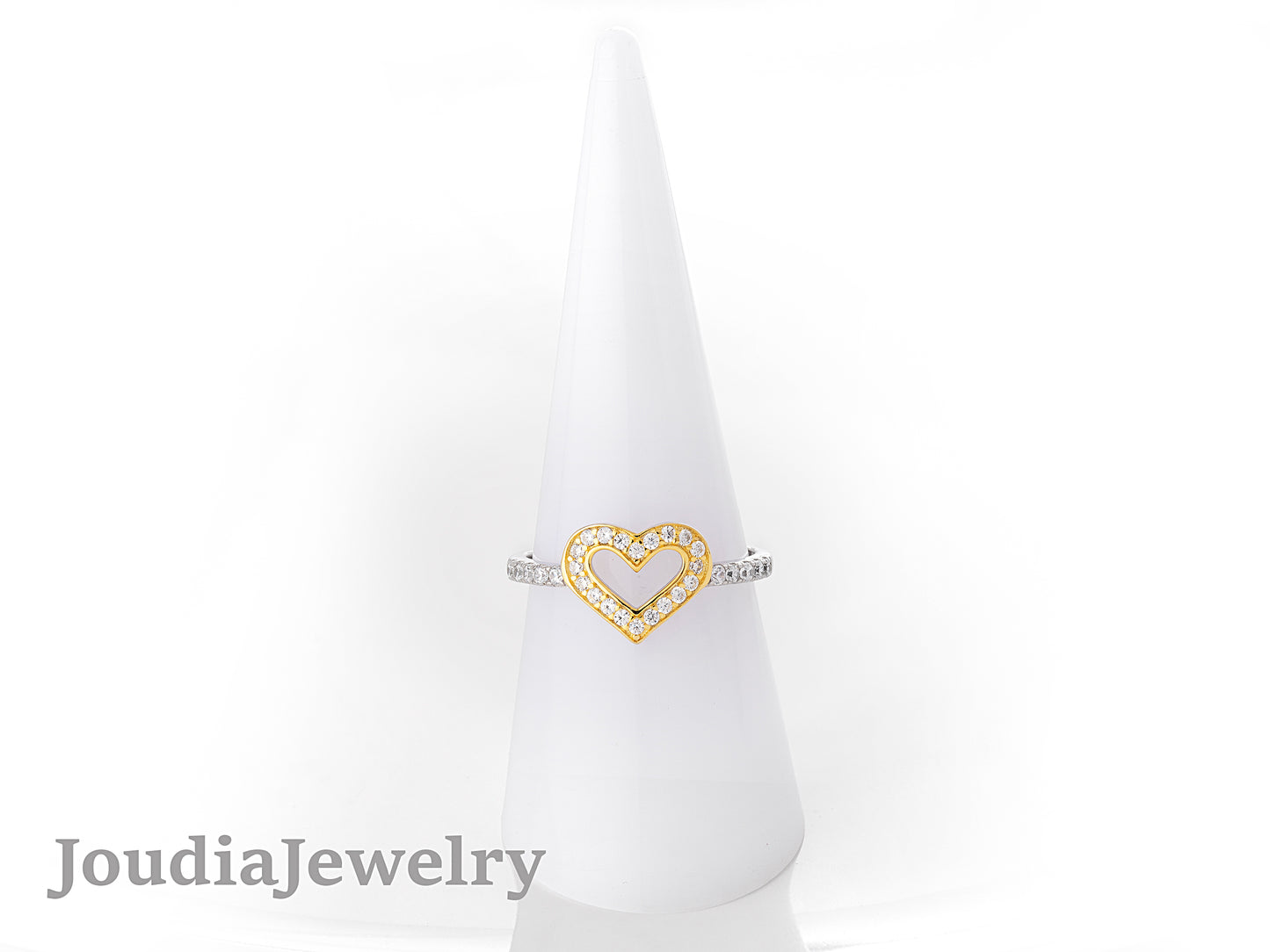 Love Heart Ring | Romantic Heart Ring | Joudia Jewelry