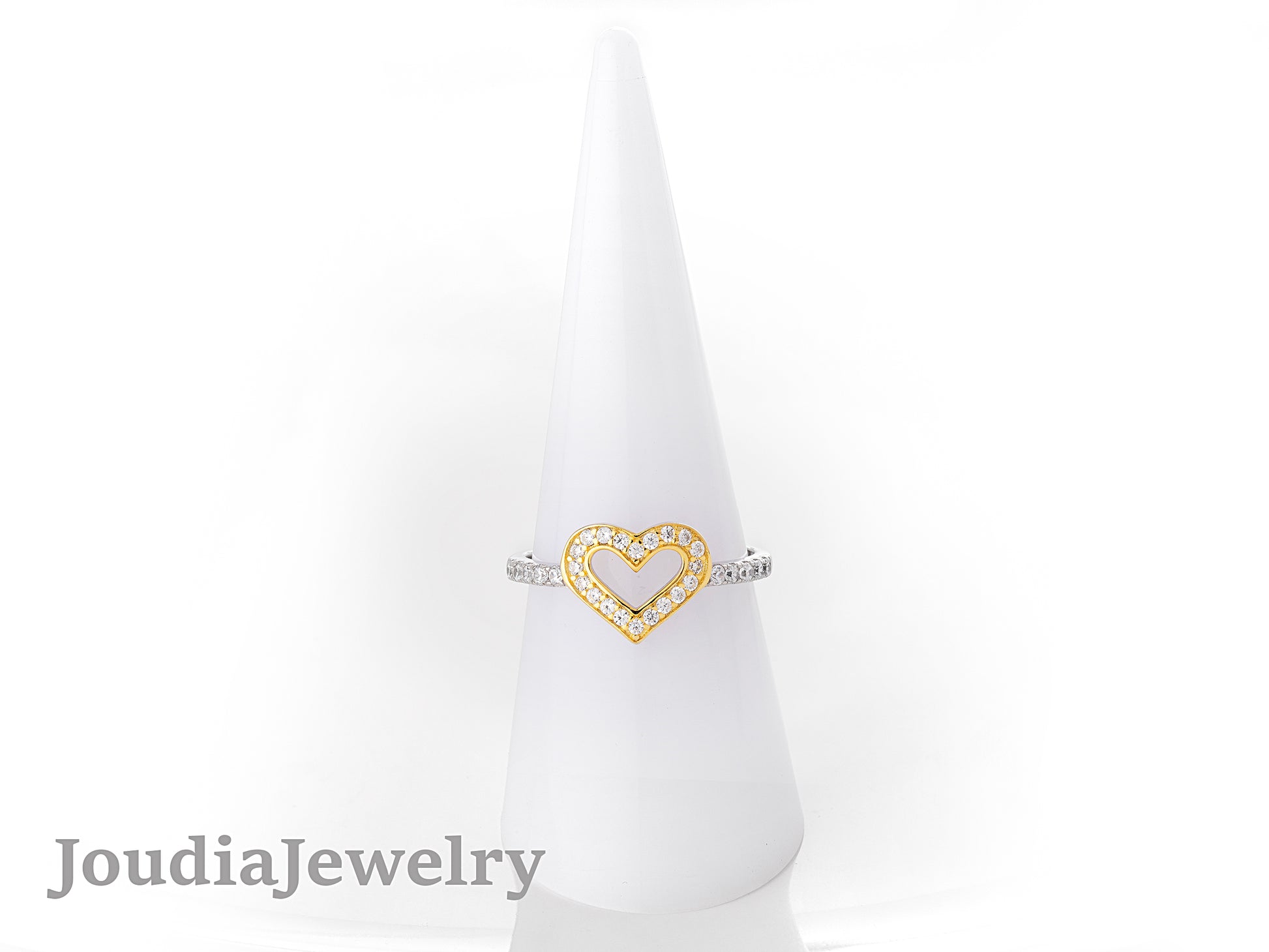 Love Heart Ring | Romantic Heart Ring | Joudia Jewelry