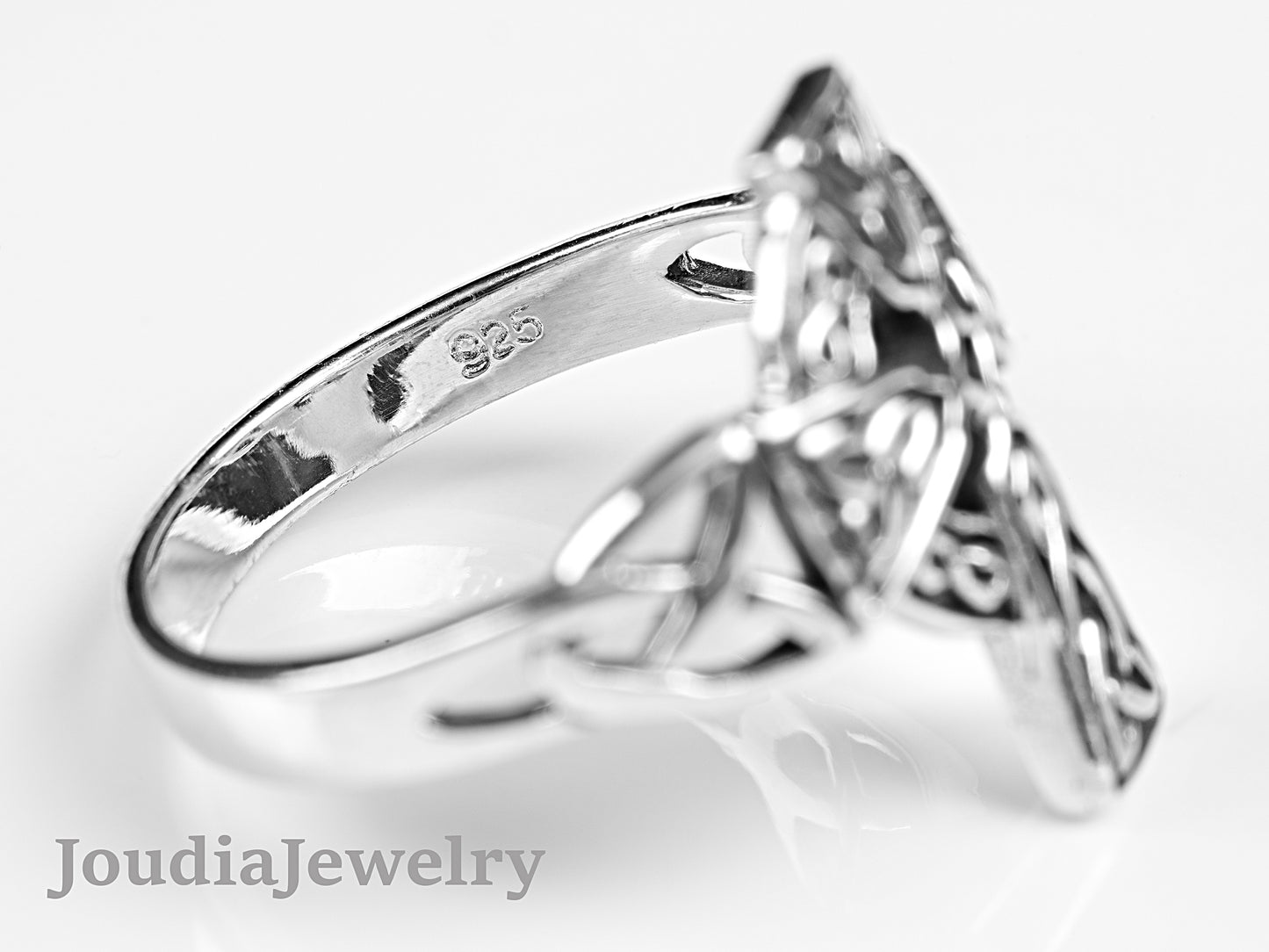 Handcrafted Cross Ring | Celtic Knot Ring | Joudia Jewelry