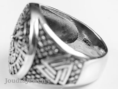 Men's Compass Ring | Viking Compass Ring | Joudia Jewelry