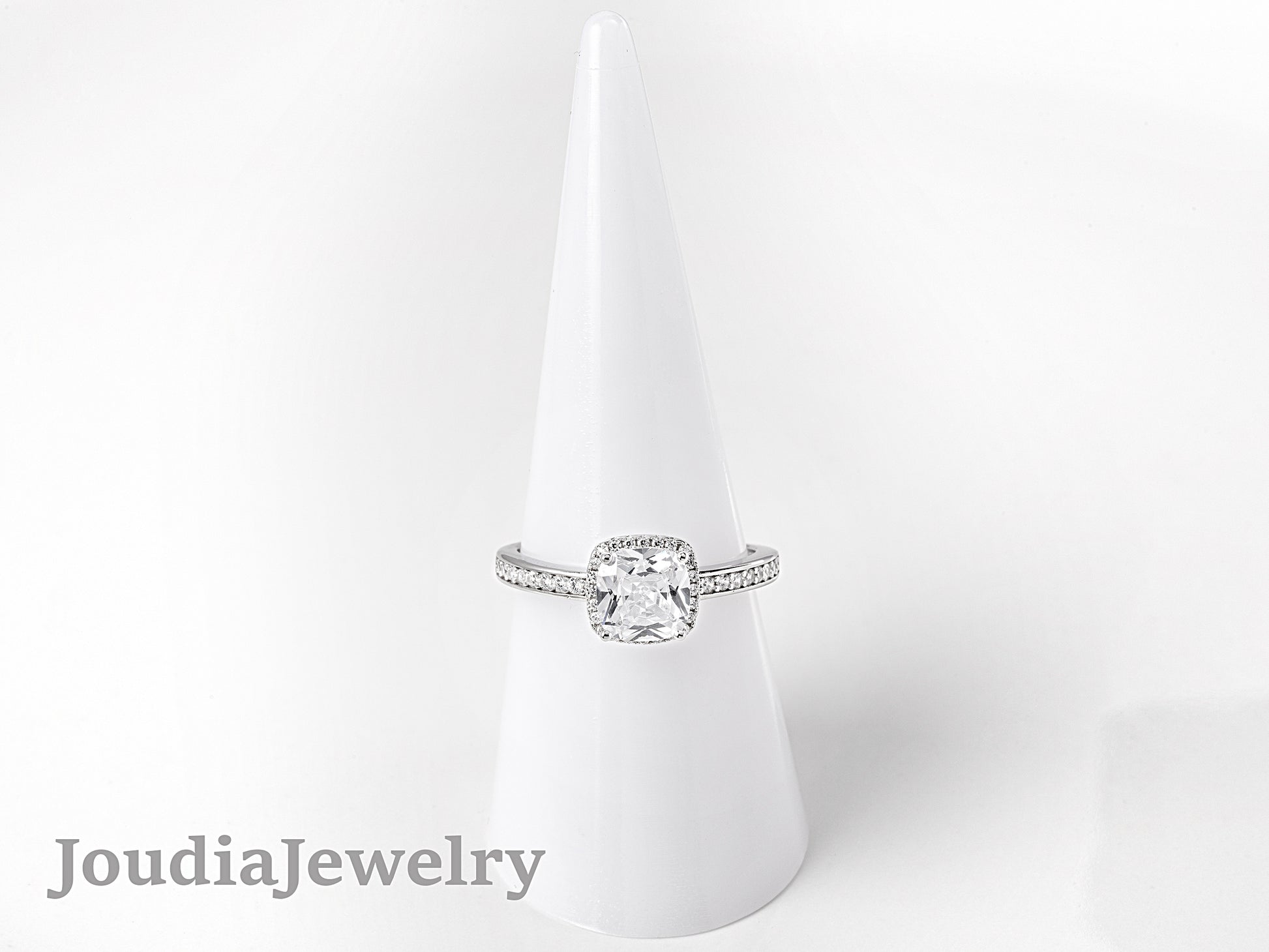 Cushion Cut Ring | Gift For Her | Joudia Jewelry