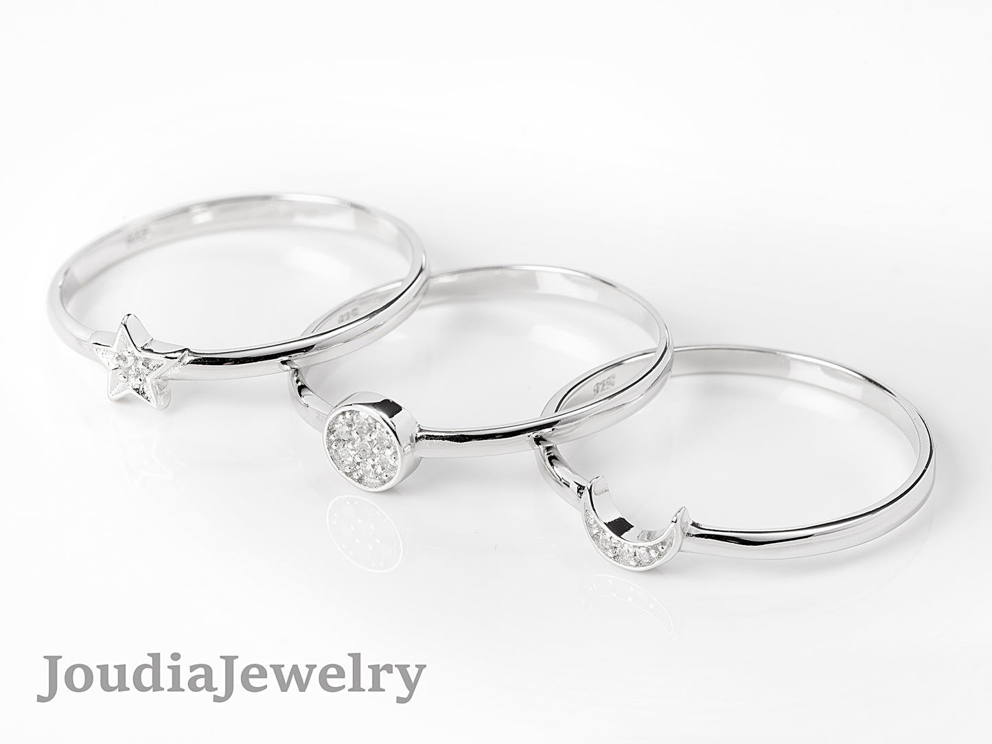 Celestial Ring Set | Women's Ring Set | Joudia Jewelry