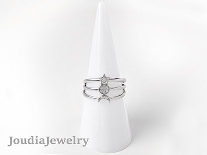 Celestial Ring Set | Women's Ring Set | Joudia Jewelry