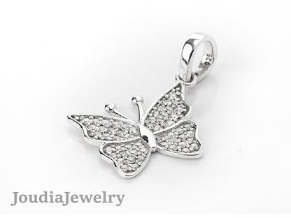 Pendentif Papillon - Argent 925