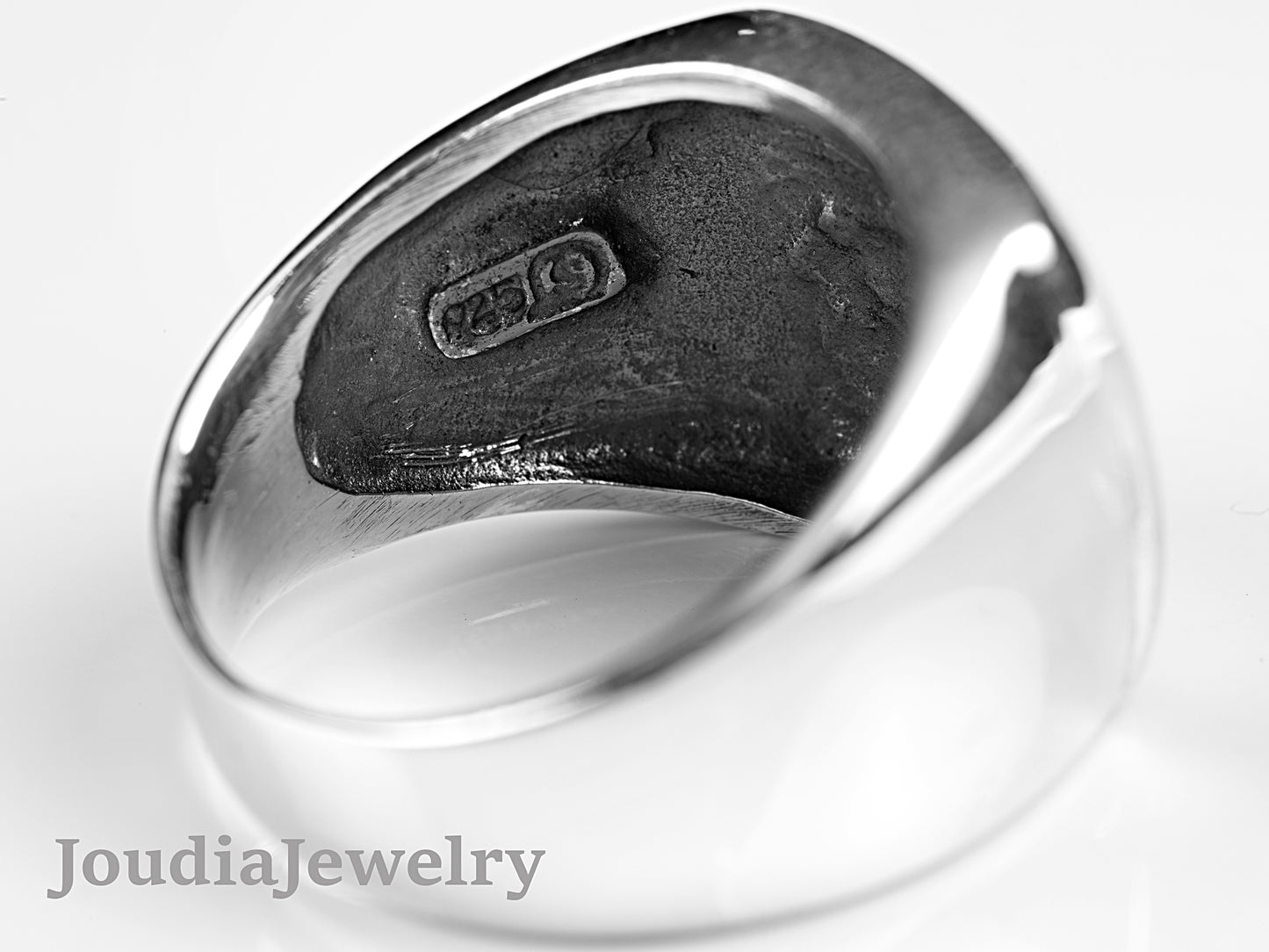 Silver Dome Ring | Popular Hipster Ring | Joudia Jewelry