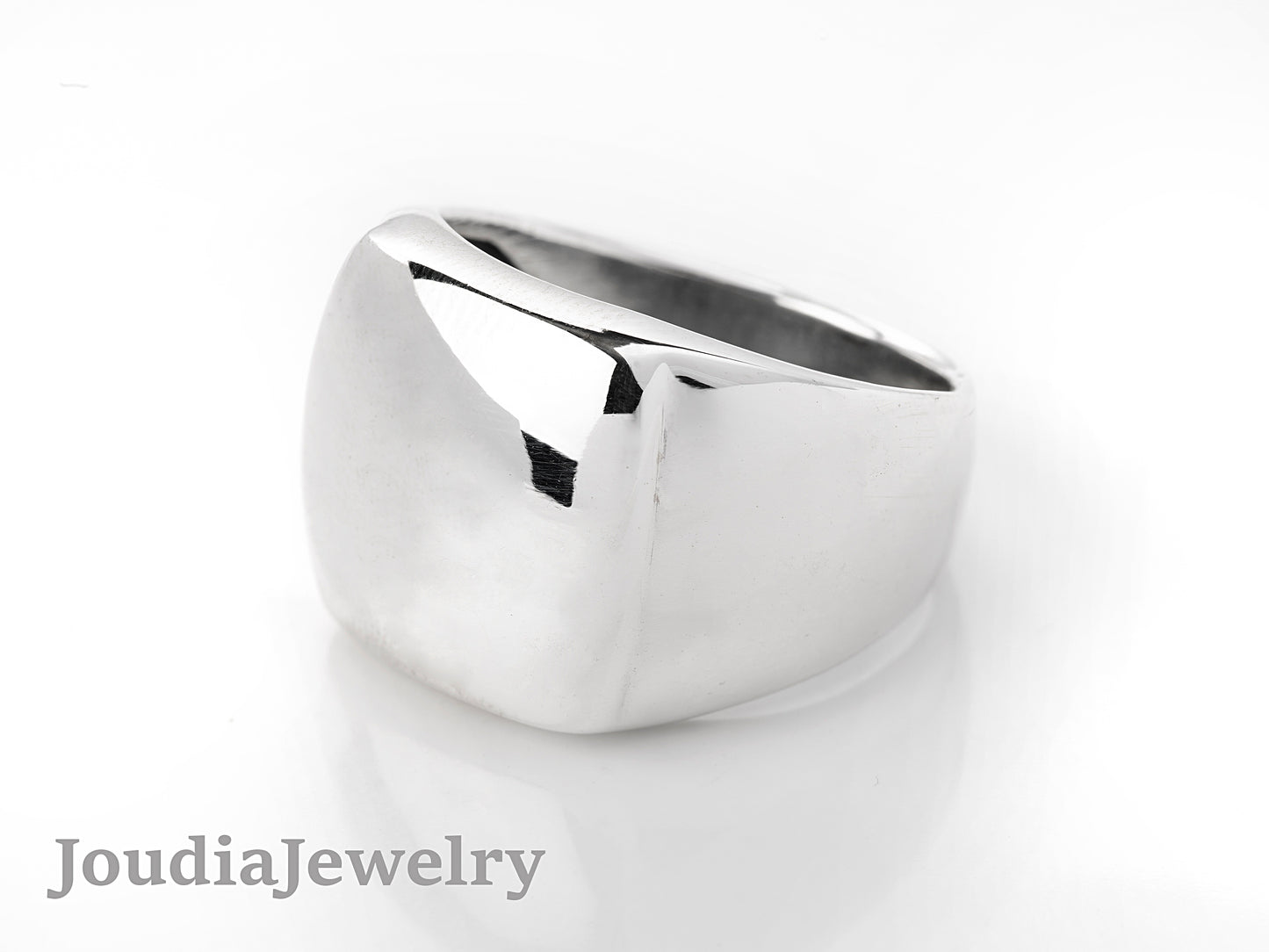 Silver Dome Ring | Popular Hipster Ring | Joudia Jewelry