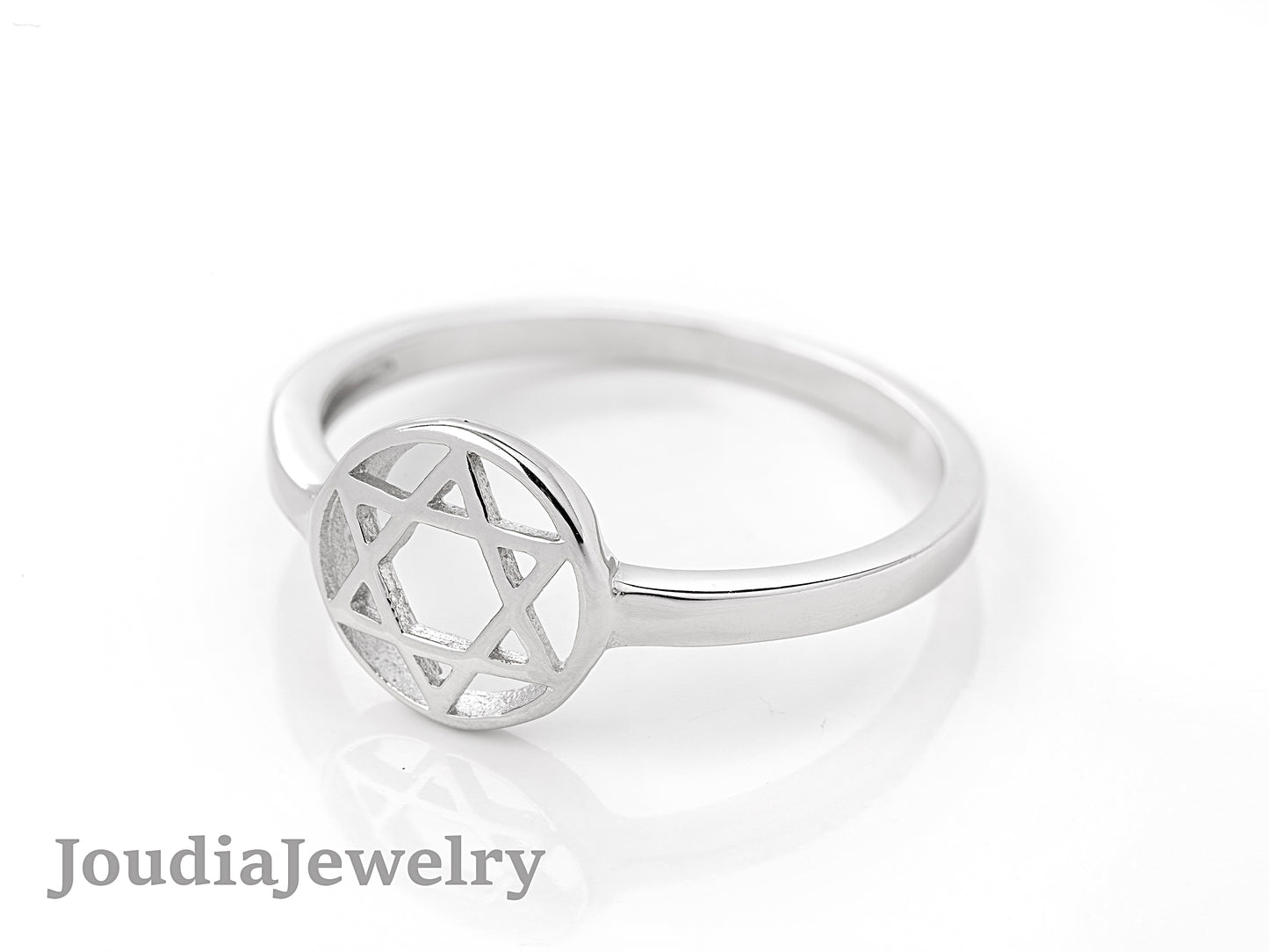 Star of David Ring | Silver Star Ring | Joudia Jewelry