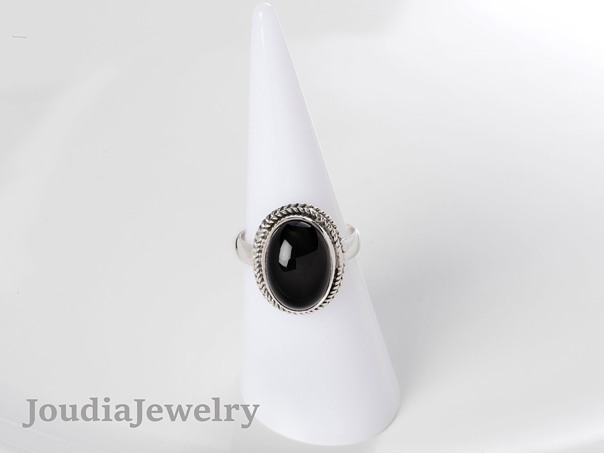 Men's Onyx Ring | Onyx Wedding Ring | Joudia Jewelry