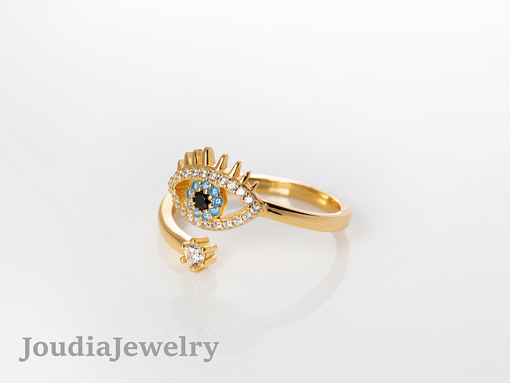 18K Gold Plated Ring | Stackable Ring | Joudia Jewelry