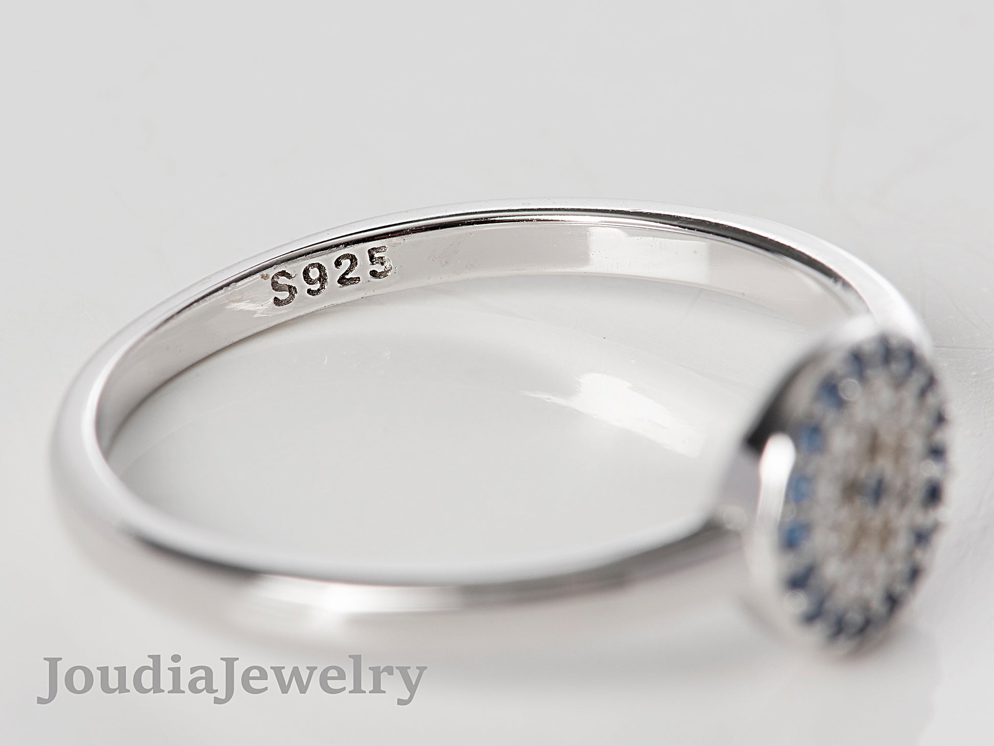 Zircon Evil Eye Ring | Joudia Jewelry