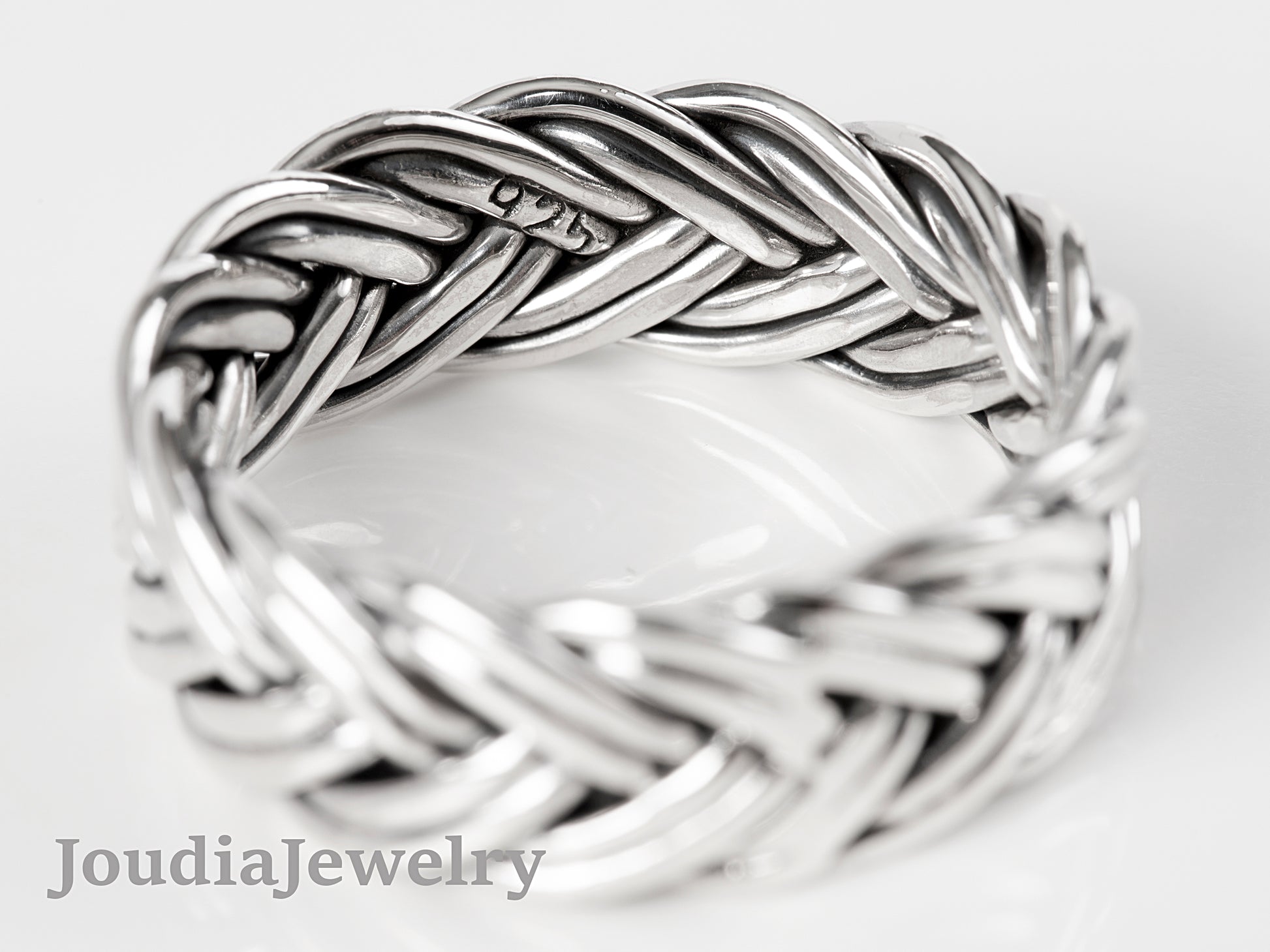 Rope Band Ring | Thick Band Ring | Joudia Jewelry