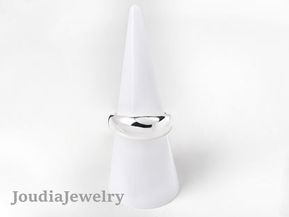 Wide Dome Ring | Simple Dome Ring | Joudia Jewelry