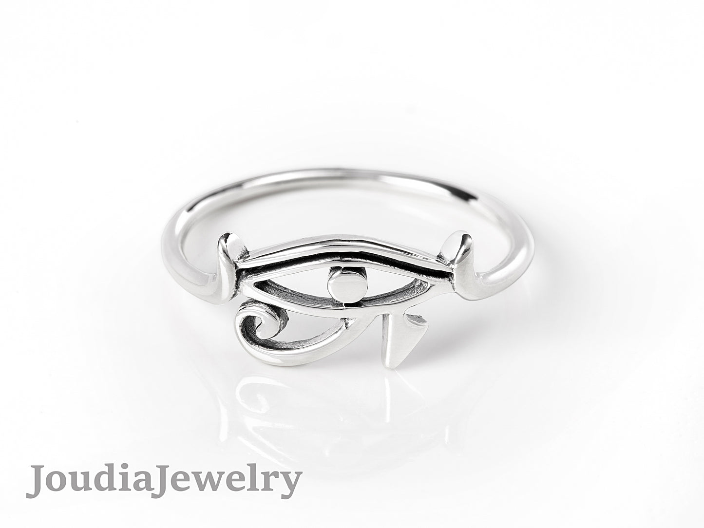 Horus Eye Ring | Ra Egypt Ring | Joudia Jewelry