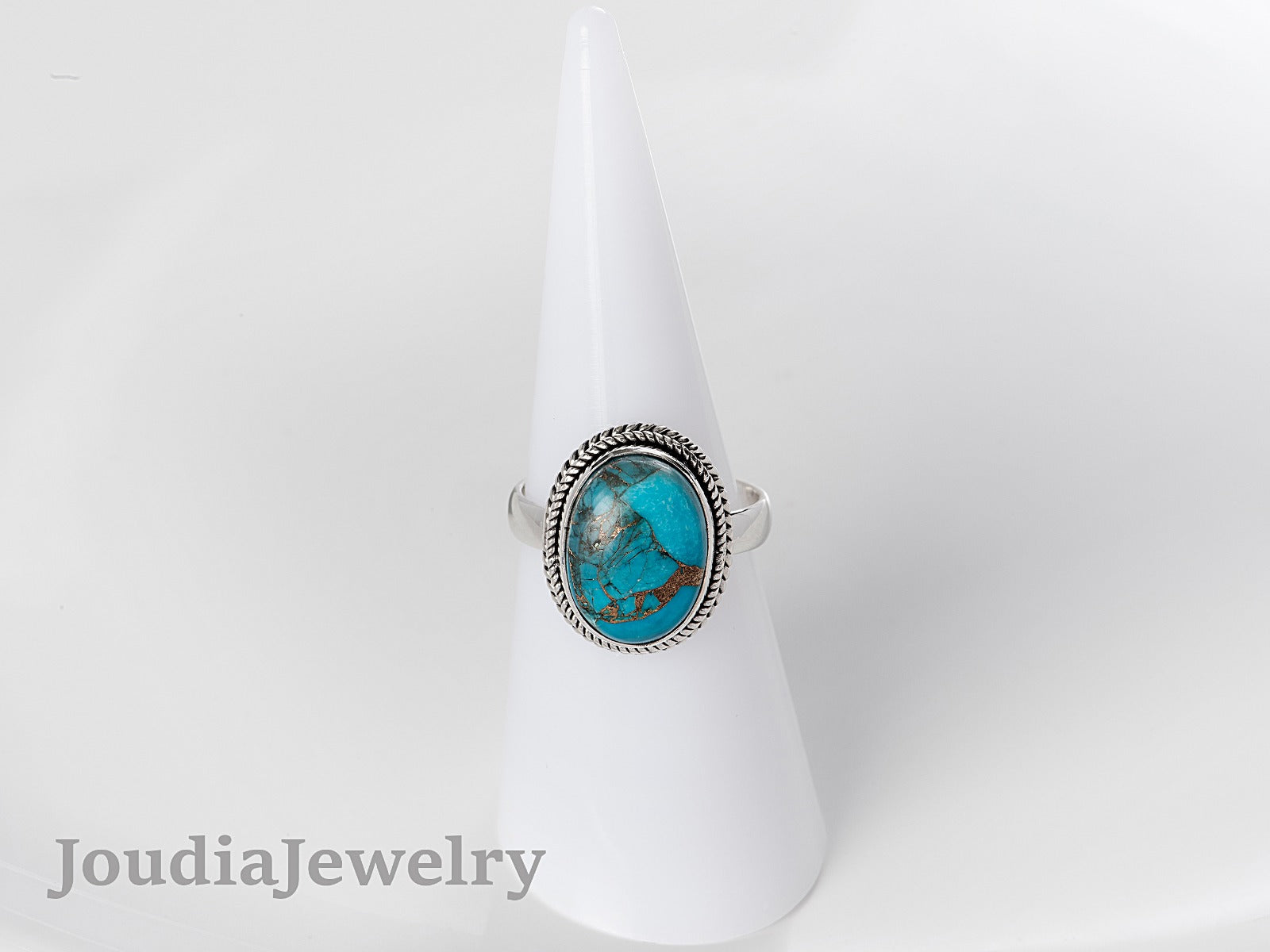 Men's Turquoise Rings | Blue Turquoise Rings | Joudia Jewelry