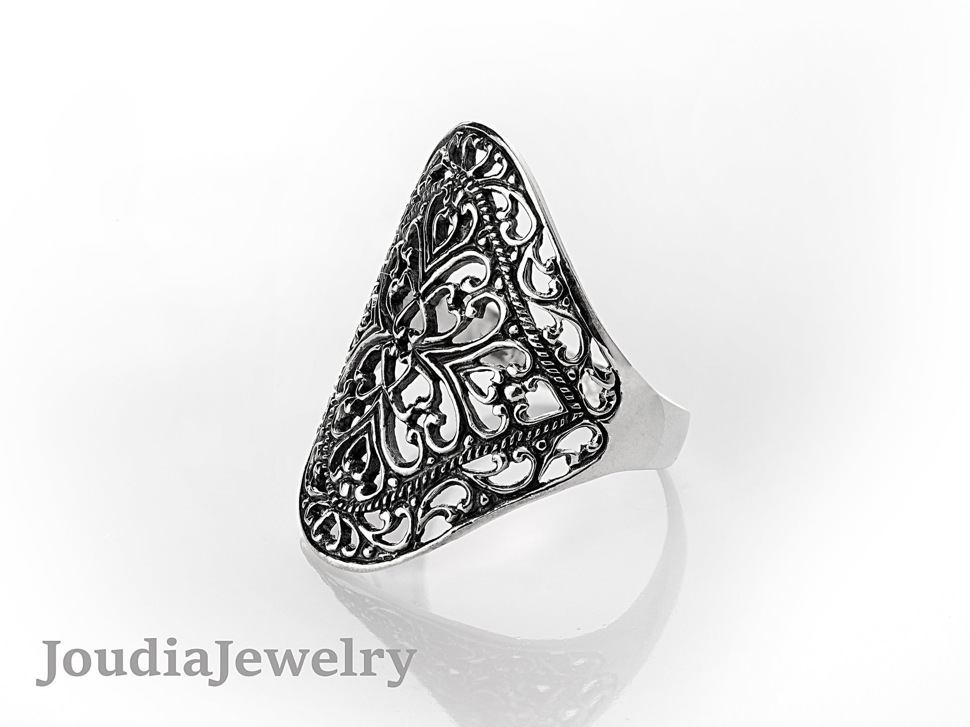 Men's Filigree Ring | Filigree Design Ring | Joudia Jewelry