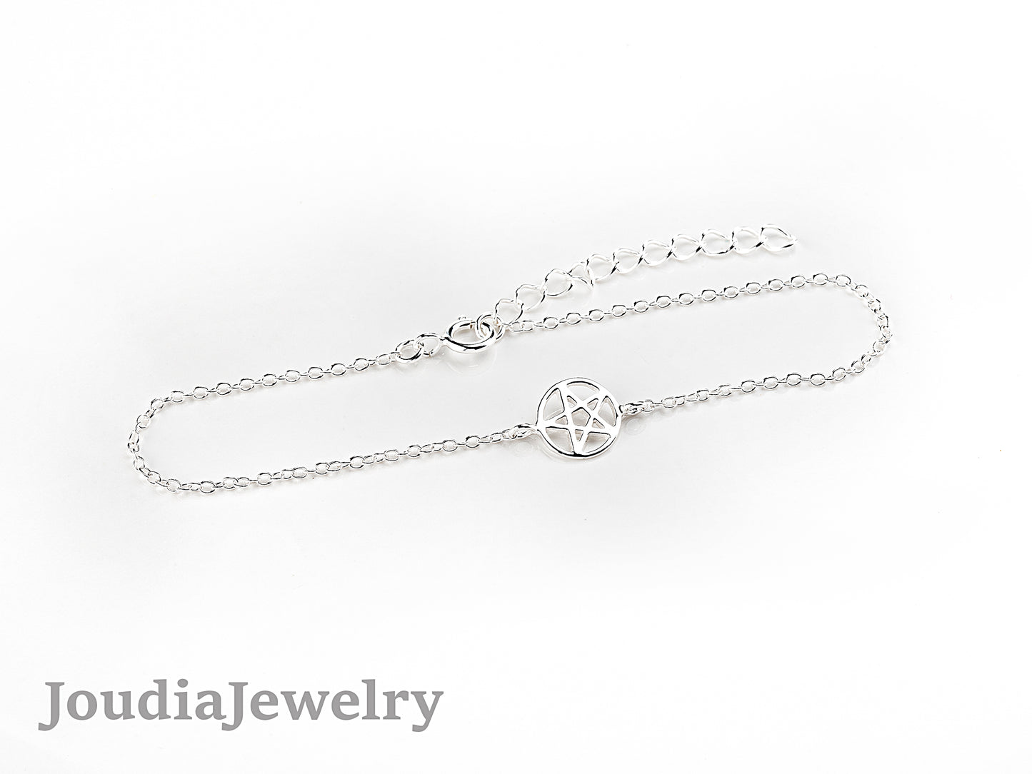 Bracelet Pentagramme en argent