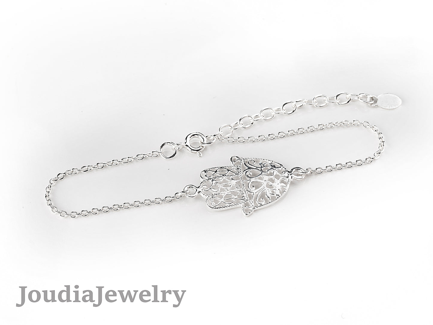 Bracelet Hamsa en argent 925