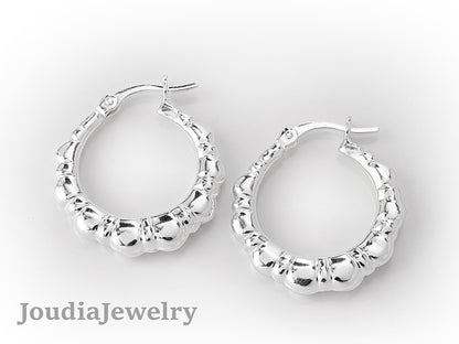 Small Hoop Earrings | Round Hoop Earrings | Joudia Jewelry