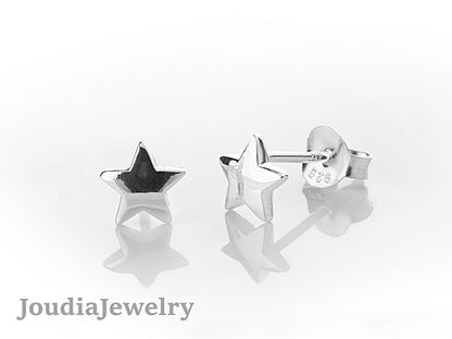 Women's Star Earrings | Simple Star Earrings | Joudia Jewelry