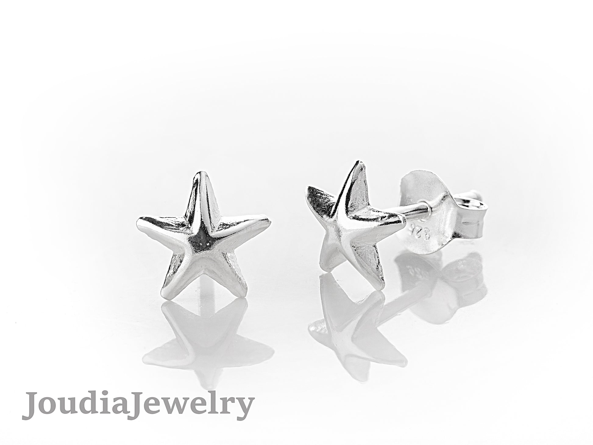 Star Stud Earrings | Silver Star Earrings | Joudia Jewelry