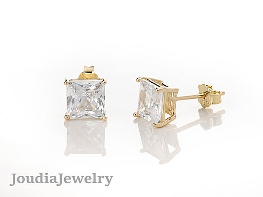 Dangle Stud Earrings | Diamond Stud Earrings | Joudia Jewelry