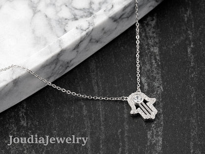 Collier Hamsa - Argent 925