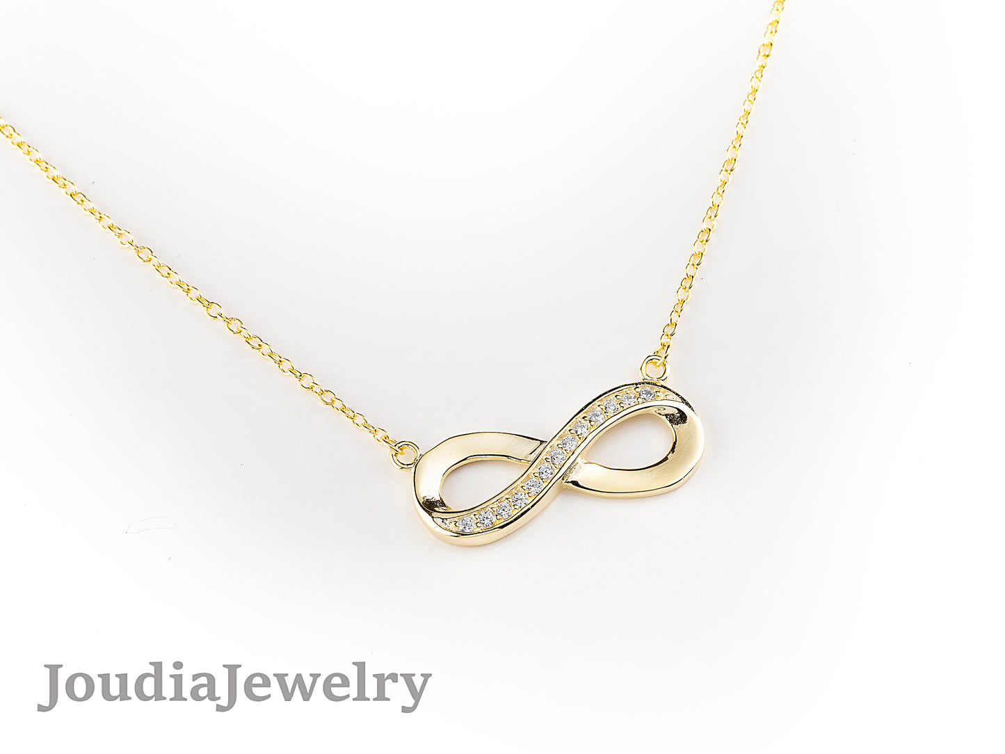 Collier Infini - Argent Plaqué Or 18K