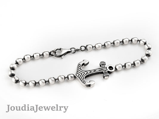 Men's Silver Bracelets | Men's Chain Bracelet | Joudia Jewelry