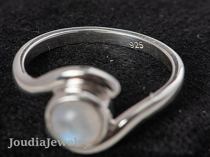 Real Moonstone Ring | Precious Stone Ring | Joudia Jewelry