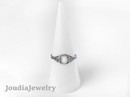 Opal Statement Ring | Precious Stone Ring | Joudia Jewelry