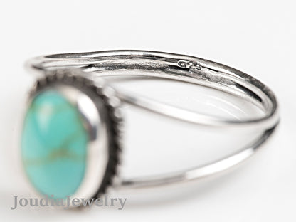 Women's Turquoise Ring | Turquoise Statement Rings | Joudia Jewelry