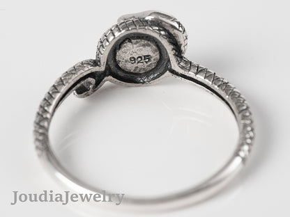 Women's Snake Ring | Round Snake Ring | Joudia Jewelry