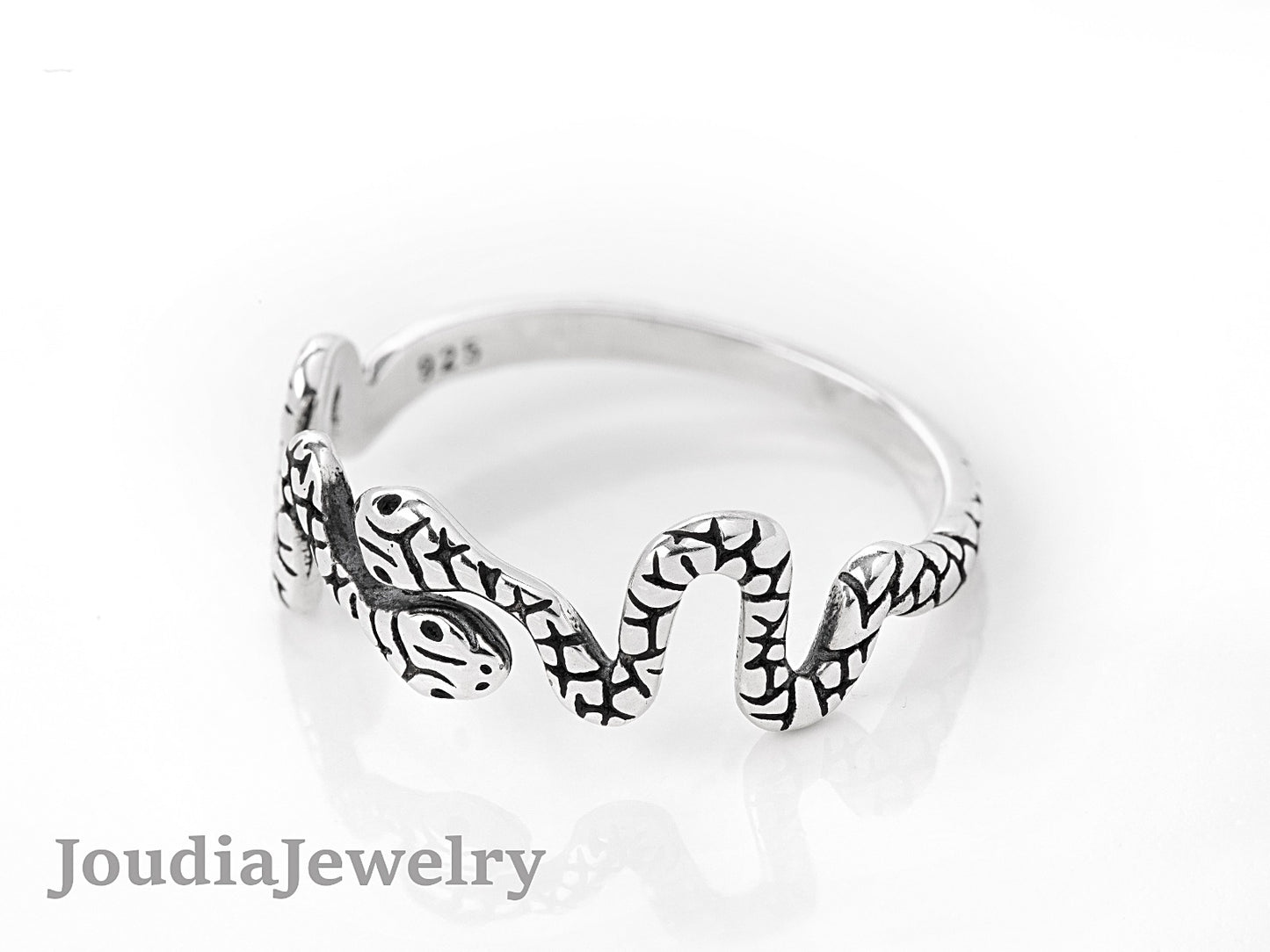 Snake Ring for Women | Silver Snake Ring | Joudia Jewelry